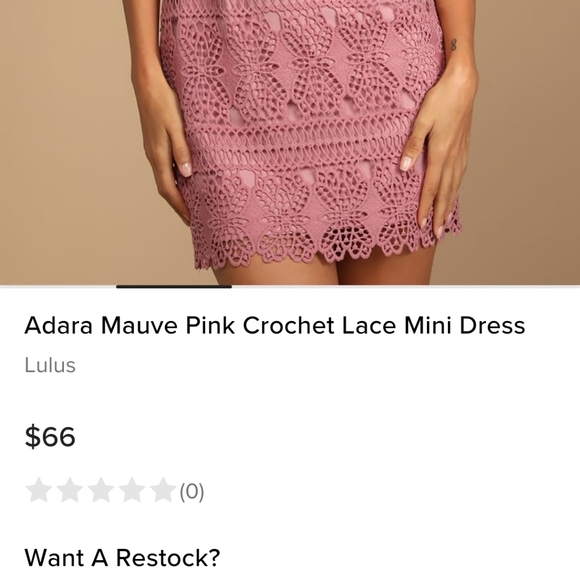 Lulus Mauve Pink Lace Mini Dress - Picture 6 of 8